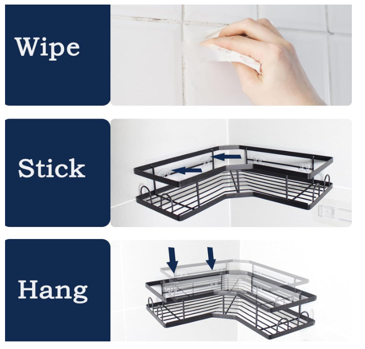 Miniatura 2 de Organizador De Ducha Esquinero  01